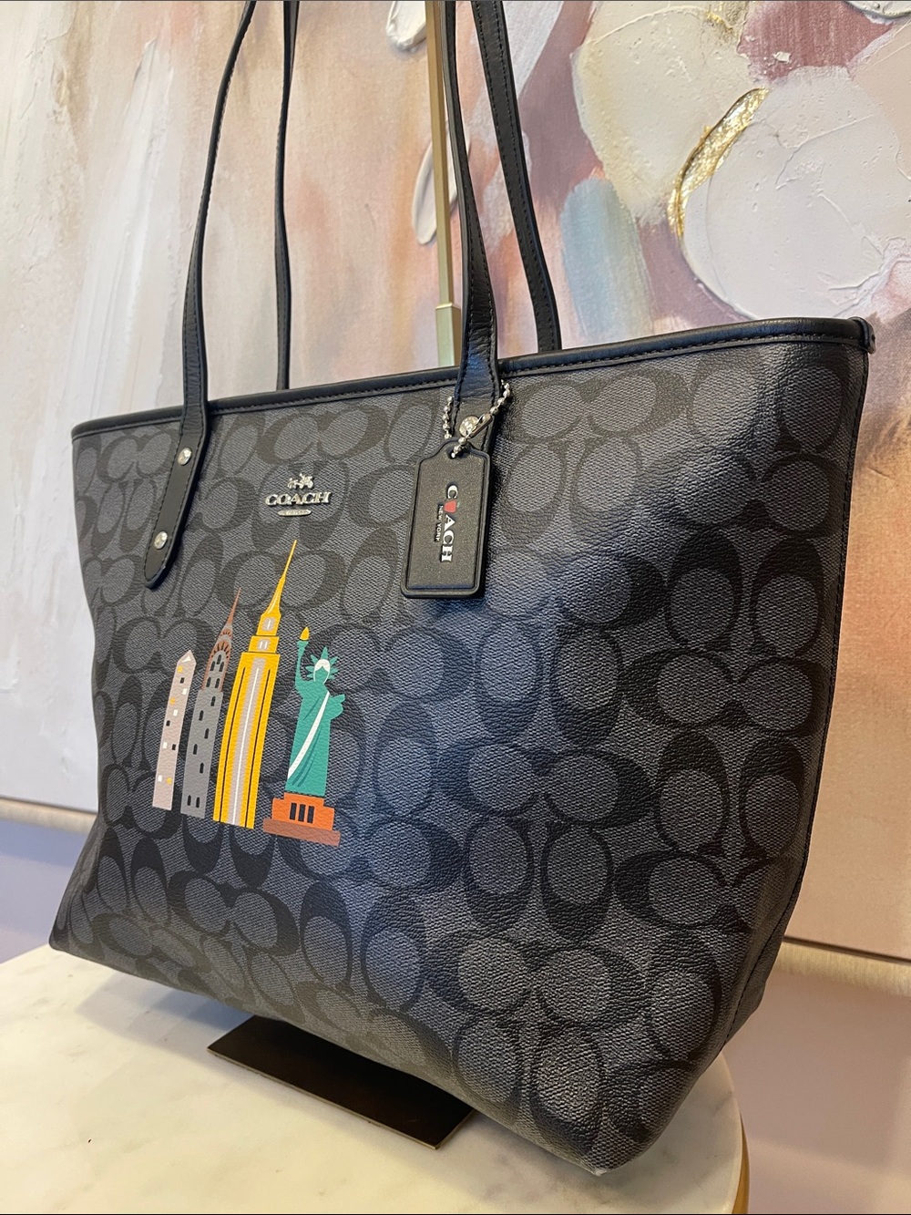 Coach City Skyline Tote with Matching Zip Wallet - Picture 4 of 12